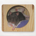 Rat Mousepad by asbwireless Rat Mousepad