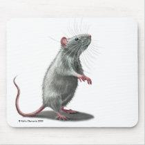 Rat Mousepad by KMCoriginals Rat Mousepad
