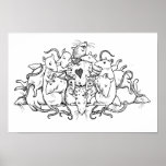 Rat pile with heart cookie print