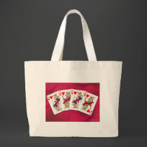 Rat Playing Cards on Satin Valentine Bag bags