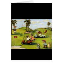 Rat Race 2 At The Golf Course Greeting Card