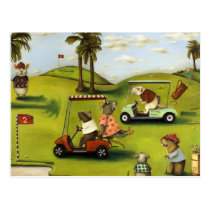 Rat Race 2 At The Golf Course postcards
