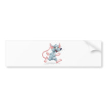 Rat Race Illustration Bumper Sticker
