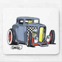 Rat Rod Coupe Mouse Mats