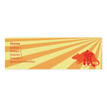 Rat - Skinny Business Cards
