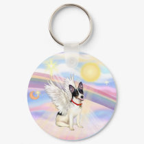 Rat Terrier Angel keychains