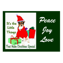 Rat Terrier Christmas Gifts Business Card Templates