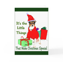Rat Terrier Christmas Gifts cards
