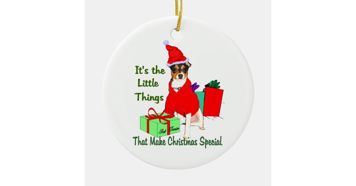 rat terrier christmas gifts ornament zazzle rat terrier christmas gifts ornament zazzle