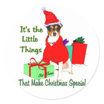 Rat Terrier Christmas Gifts stickers