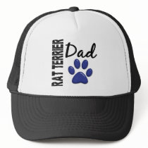 Rat Terrier Dad 2 hats