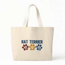 RAT TERRIER Dad Paw Print 1 bags