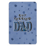 Rat Terrier DAD Rectangle Magnet