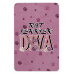 Rat Terrier DIVA Rectangle Magnets