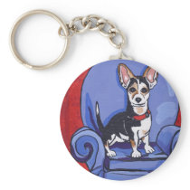 Rat Terrier Key Chain