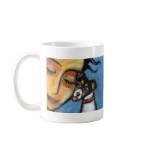 Rat Terrier kiss mugs