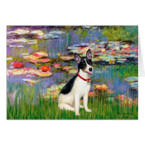 Rat Terrier - Lilies 2 cards