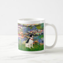 Rat Terrier - Lilies 2 Coffee Mug