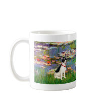 Rat Terrier - Lilies 2 mugs