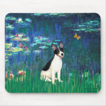 Rat Terrier - Lilies 5 Mouse Mats