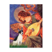 Rat Terrier - Mandolin Angel postcards