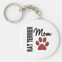Rat Terrier Mom 2 Key Chains