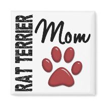 Rat Terrier Mom 2 magnets