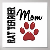Rat Terrier Mom 2 Print