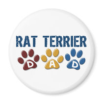 RAT TERRIER Mom Paw Print 1 magnets