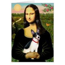 Rat Terrier - Mona Lisa cards