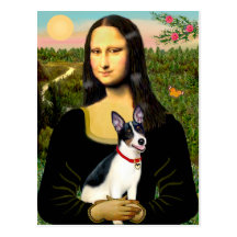 Rat Terrier - Mona Lisa Post Cards