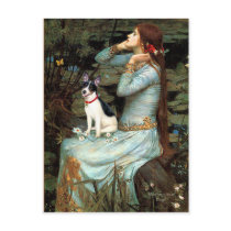 Rat Terrier - Ophelia Seated postcards