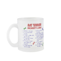 RAT TERRIER Property Laws 2 mugs