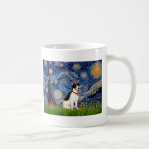 Rat Terrier - Starry Night Mugs