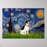 Rat Terrier - Starry Night Print