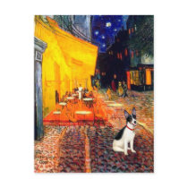 Rat Terrier - Terrace Cafe postcards