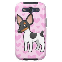 Rat Terrier / Toy Fox Terrier Love Samsung Galaxy SIII Case