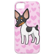 Rat Terrier / Toy Fox Terrier Love iPhone 5 Cases