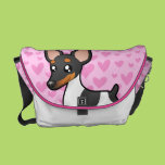 Rat Terrier / Toy Fox Terrier Love Commuter Bag