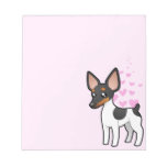 Rat Terrier / Toy Fox Terrier Love Notepads
