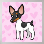 Rat Terrier / Toy Fox Terrier Love Poster