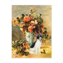 Rat Terrier - Vase postcards