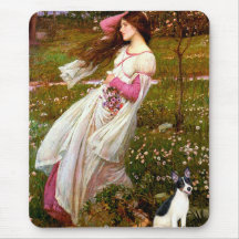 Rat Terrier - Windflowers Mouse Pads