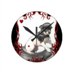 Rat Terrior and Tatoo Clock