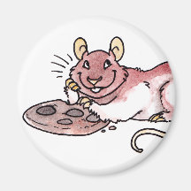 Rat with a Cookie Magnet