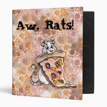 Rat with Pizza Binder