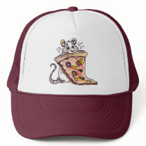 Rat with Pizza Hat