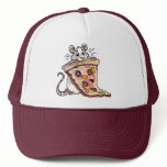 Rat with Pizza Hat