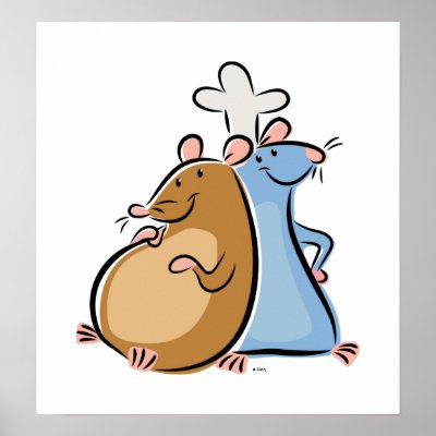 Ratatouille Disney posters