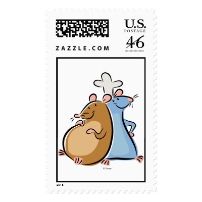 Ratatouille Disney stamps